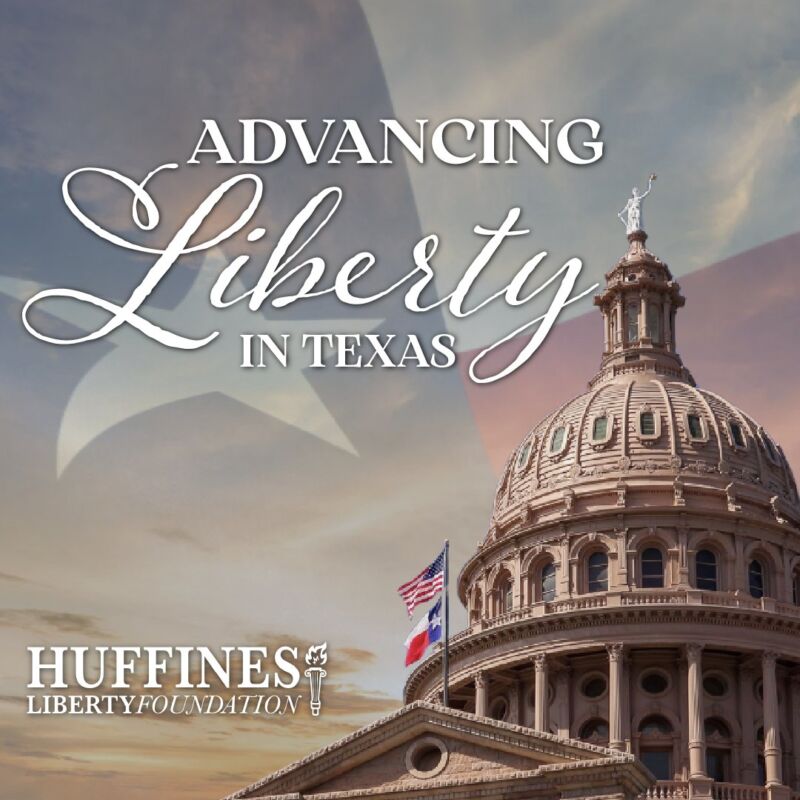 Image for the Tweet beginning: The Huffines Liberty Foundation stands
