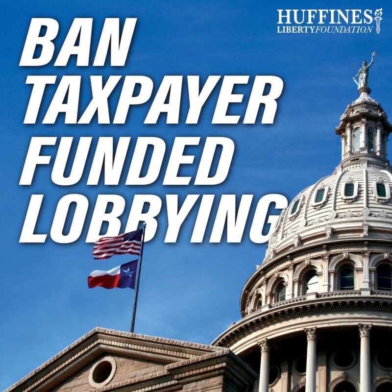 Image for the Tweet beginning: Taxpayer-funded lobbying is a perversion